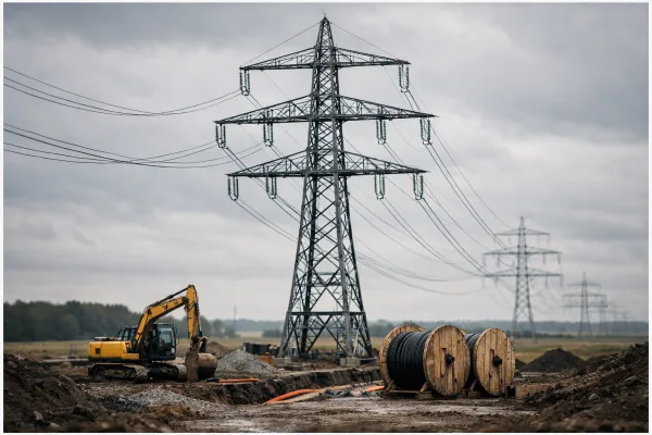 Stromnetzausbau: Wann Freileitungen Erdkabeln überlegen sind