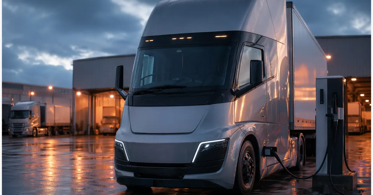 E-Lkw in Flotten: Wann sich der Umstieg wirtschaftlich trägt