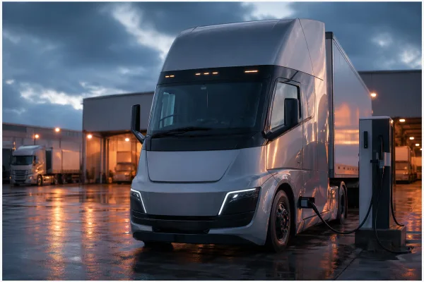 E-Lkw in Flotten: Wann sich der Umstieg wirtschaftlich trägt