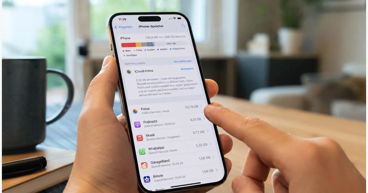 iPhone Speicher voll? So gibst du Speicherplatz frei