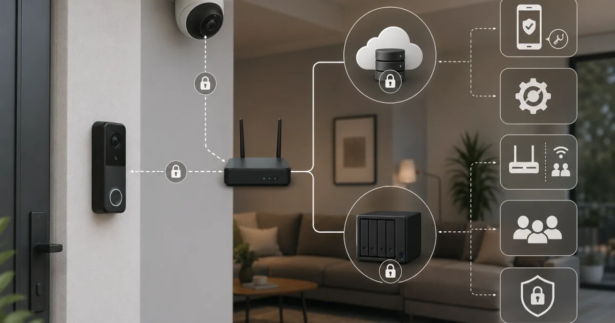 Smart-Home-Kameras sicher einrichten: Cloud, lokale Speicherung und Verschlüsselung erklärt