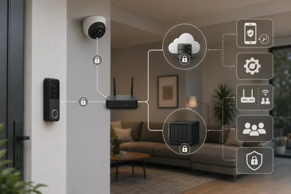 Smart-Home-Kameras sicher einrichten: Cloud, lokale Speicherung und Verschlüsselung erklärt