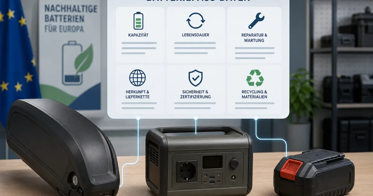 Akku-Geräte kaufen: Was der EU-Batteriepass ändert