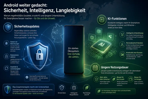 Android 16: Warum Updates und KI-Funktionen beim Handykauf wichtiger werden