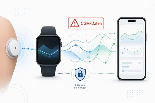 Apple Watch und Blutzucker: CGM-Werte sicher aufs iPhone und ans Handgelenk bringen