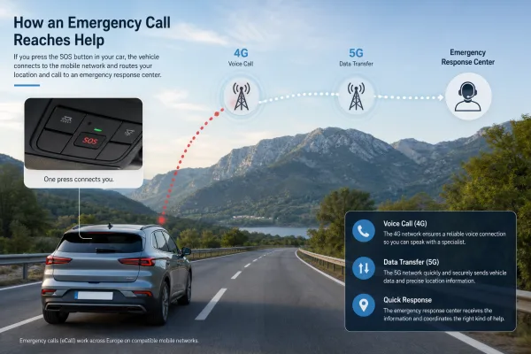 Auto-Notruf eCall: Was sich durch 4G und 5G ändert