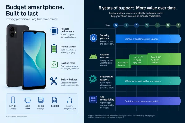 Budget-Smartphones und Update-Garantie: Warum langer Support wichtiger wird als der Prozessor