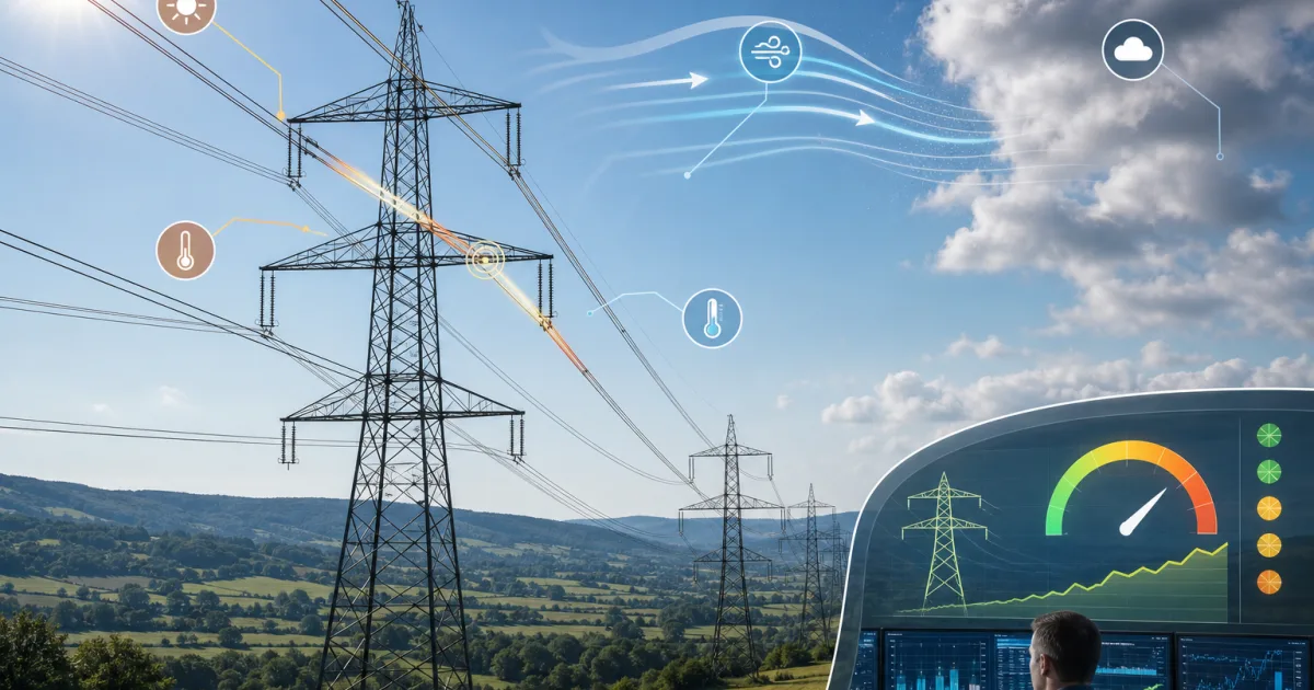 Mehr Strom durch bestehende Leitungen: Wie Wetter Europas Netz entlastet