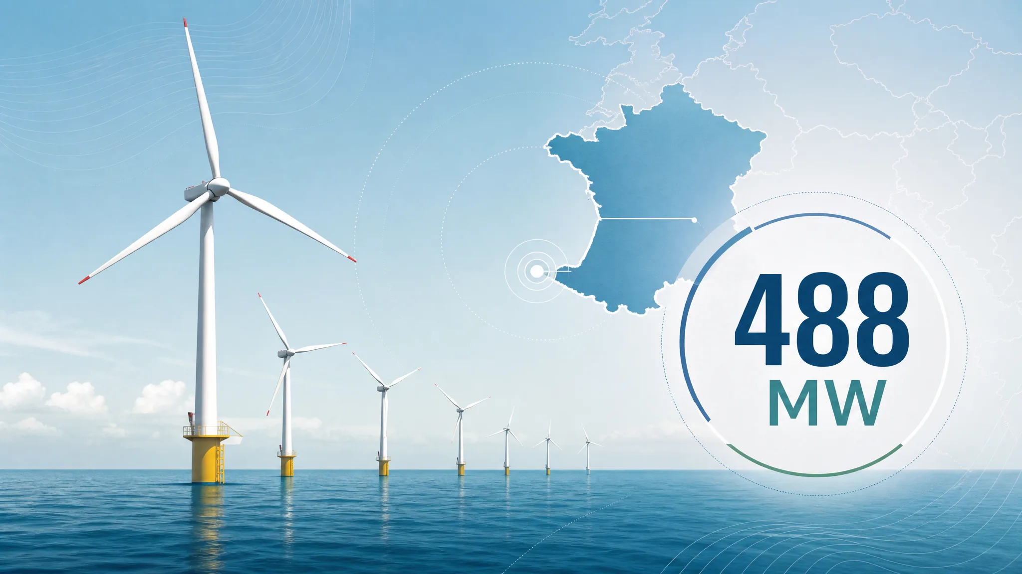 EMYN Offshore-Windpark Frankreich 488 MW