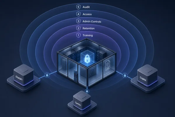 Was Enterprise-Privacy bei ChatGPT, Copilot und Gemini wirklich bedeutet