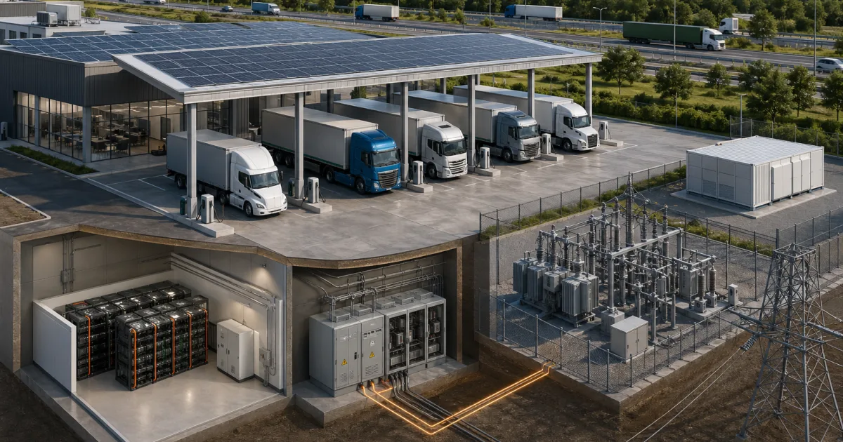 Bund fördert E-Lkw-Ladeinfrastruktur mit einer Milliarde Euro: Warum Depots jetzt zum Engpass werden