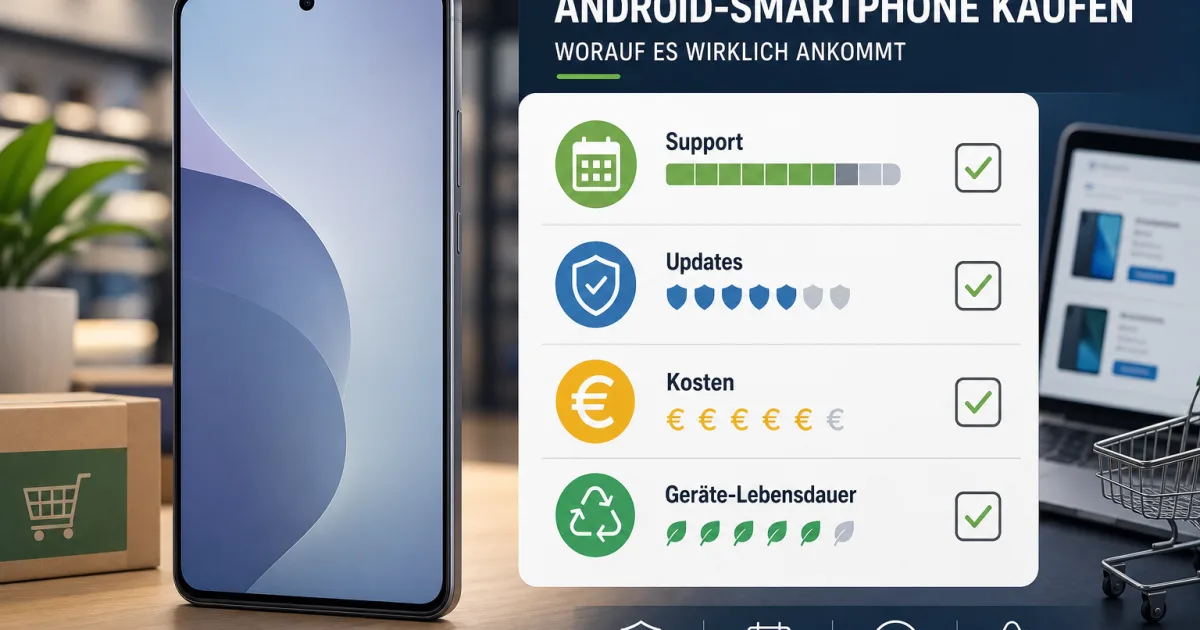 Android-Updates werden beim Handykauf zum Preisfaktor