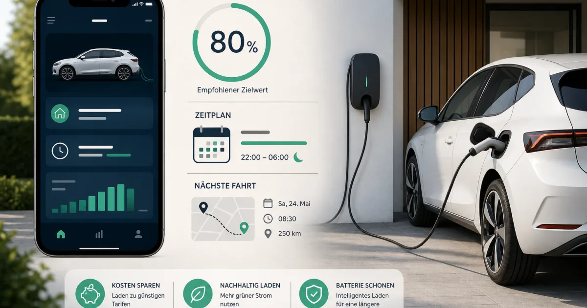 E-Auto-Ladelimit einstellen: Warum 80 Prozent im Alltag oft reichen
