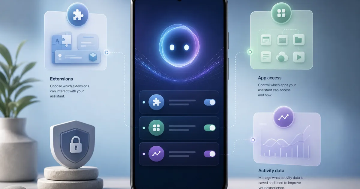 Gemini auf Android einstellen: App-Zugriff, Erweiterungen und Datenschutz im Griff