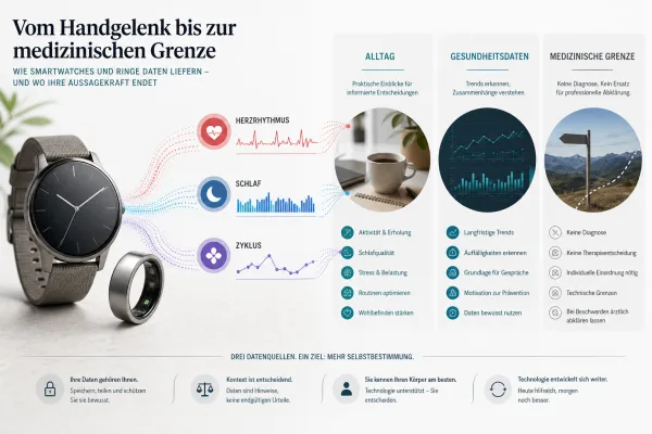 Gesundheits-Wearables: Wann Ringe und Uhren medizinisch werden