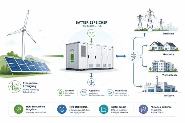Innovationsausschreibung 2026: Warum Speicher für Erneuerbare jetzt wichtiger werden