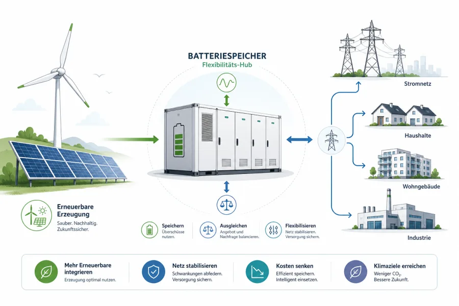 Innovationsausschreibung 2026: Warum Speicher für Erneuerbare jetzt wichtiger werden