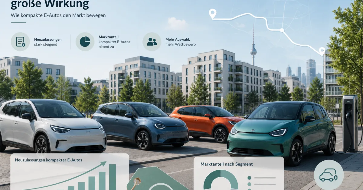 Kleine E-Autos werden Europas Preisfrage