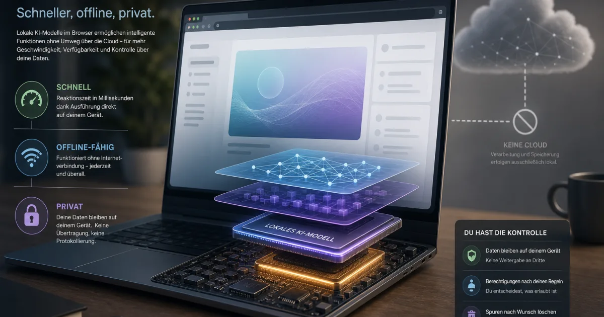 Lokale Browser-KI macht Web-Apps schneller und privater