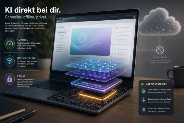 Lokale Browser-KI macht Web-Apps schneller und privater
