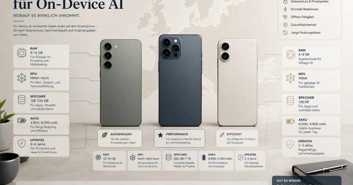 On-Device-KI: Wann ein Handy wirklich mehr RAM braucht