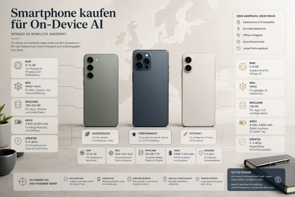 On-Device-KI: Wann ein Handy wirklich mehr RAM braucht