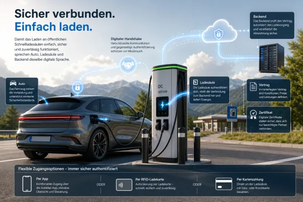Plug & Charge beim E-Auto: Wann Laden ohne App klappt