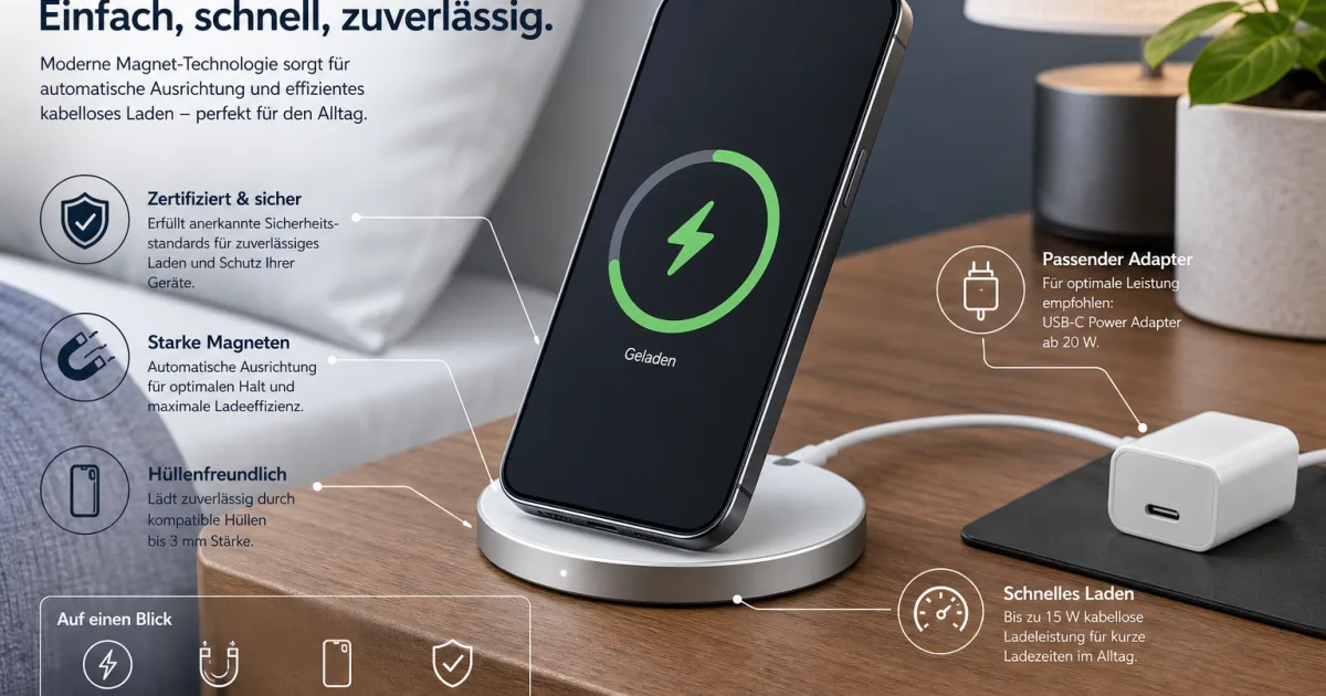 Qi2 beim Smartphone: Wann magnetisches Laden wirklich hilft