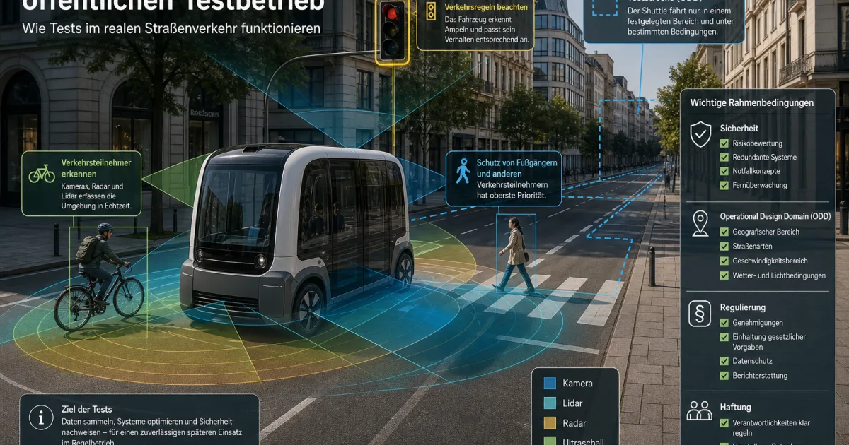 Robotaxis in Europa: Sicherheitstests werden zum Durchbruchsfaktor