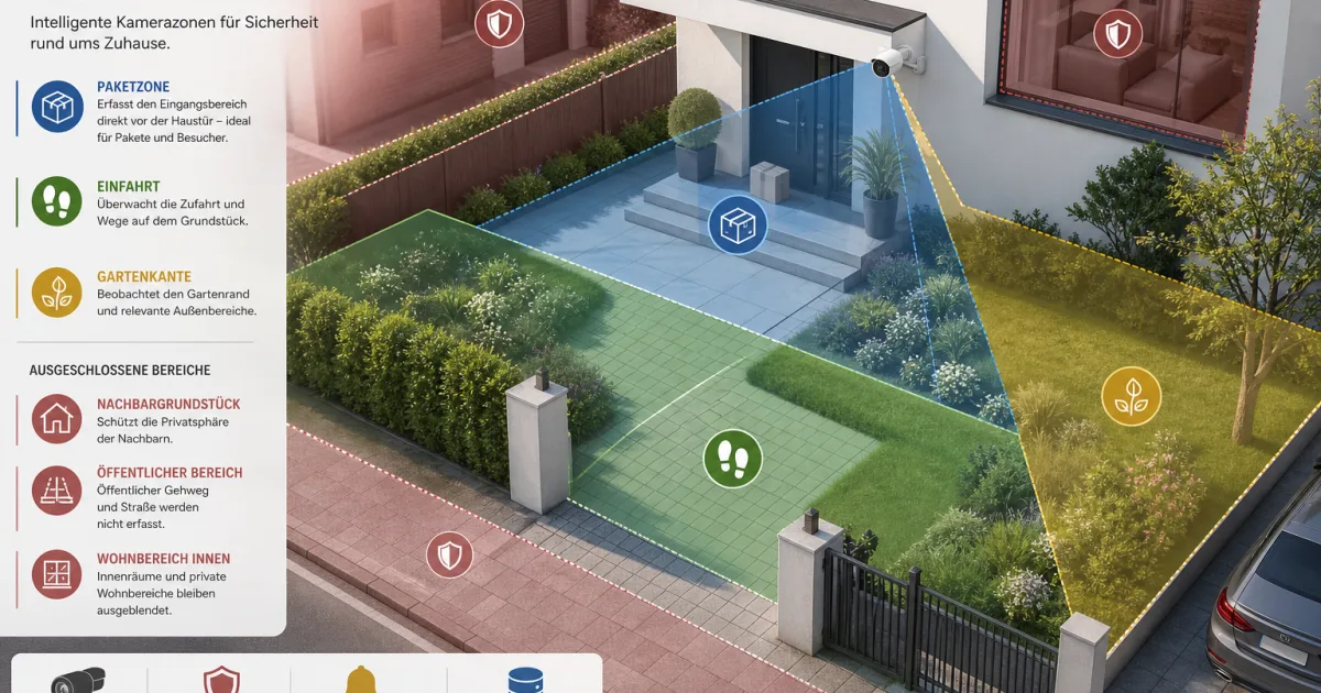 Kameras im Smart Home brauchen klare Zonen