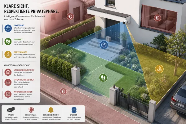Kameras im Smart Home brauchen klare Zonen