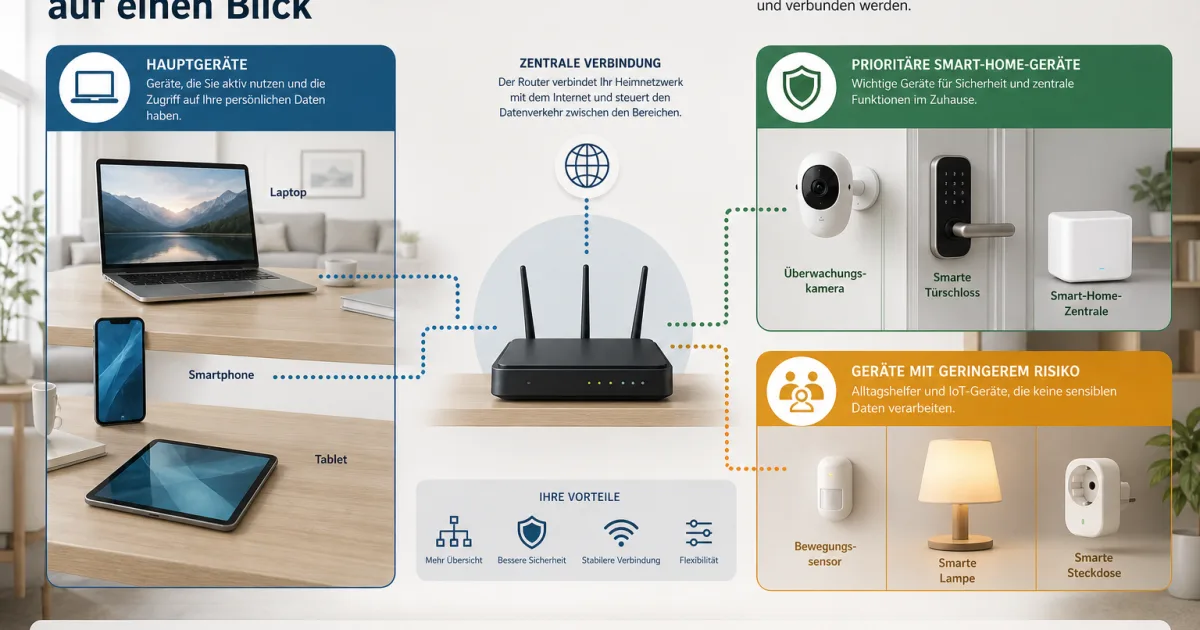 Smart Home sicher ordnen: Welche Geräte ins eigene Netz gehören