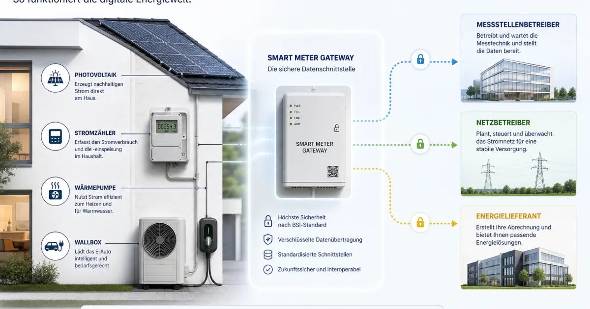 Smart Meter Gateway: Der Stromzähler wird zur Datenschnittstelle