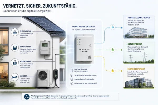 Smart Meter Gateway: Der Stromzähler wird zur Datenschnittstelle