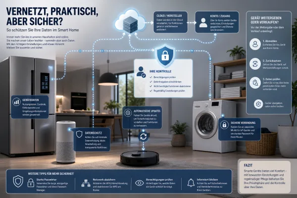 Smarte Haushaltsgeräte werden zum Datensammler im Alltag