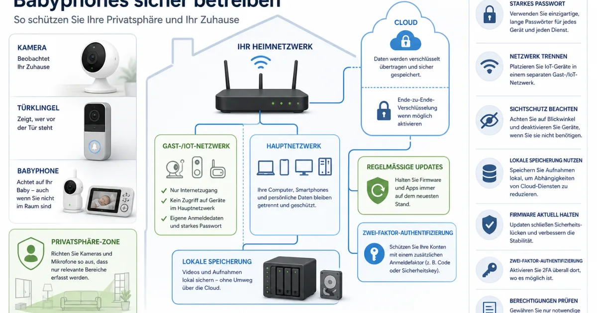 Smarte Kameras sicher betreiben: Welche Einstellungen wirklich zählen