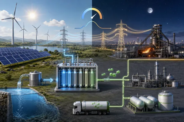 Elektrolyseur: Warum Wasserstoff zur Stromnetz-Frage wird