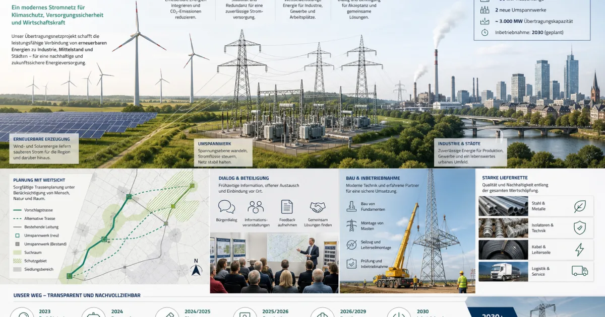 Was ist Netzausbau-Beschleunigung – und warum dauern Stromleitungen trotz Energiewende so lange?