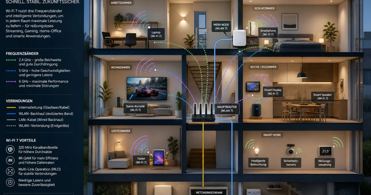 Wi-Fi 7 zu Hause: Wann ein neuer Router wirklich hilft