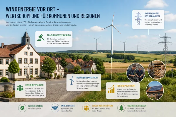 Wind-Ausschreibungen werden zum Standortfaktor für Gemeinden