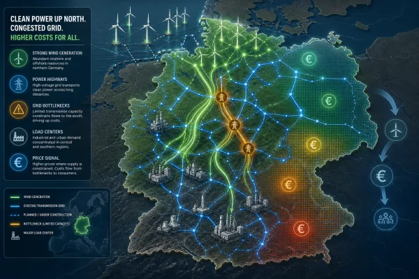 Windstrom im Norden: Netze werden zur Strompreisfrage