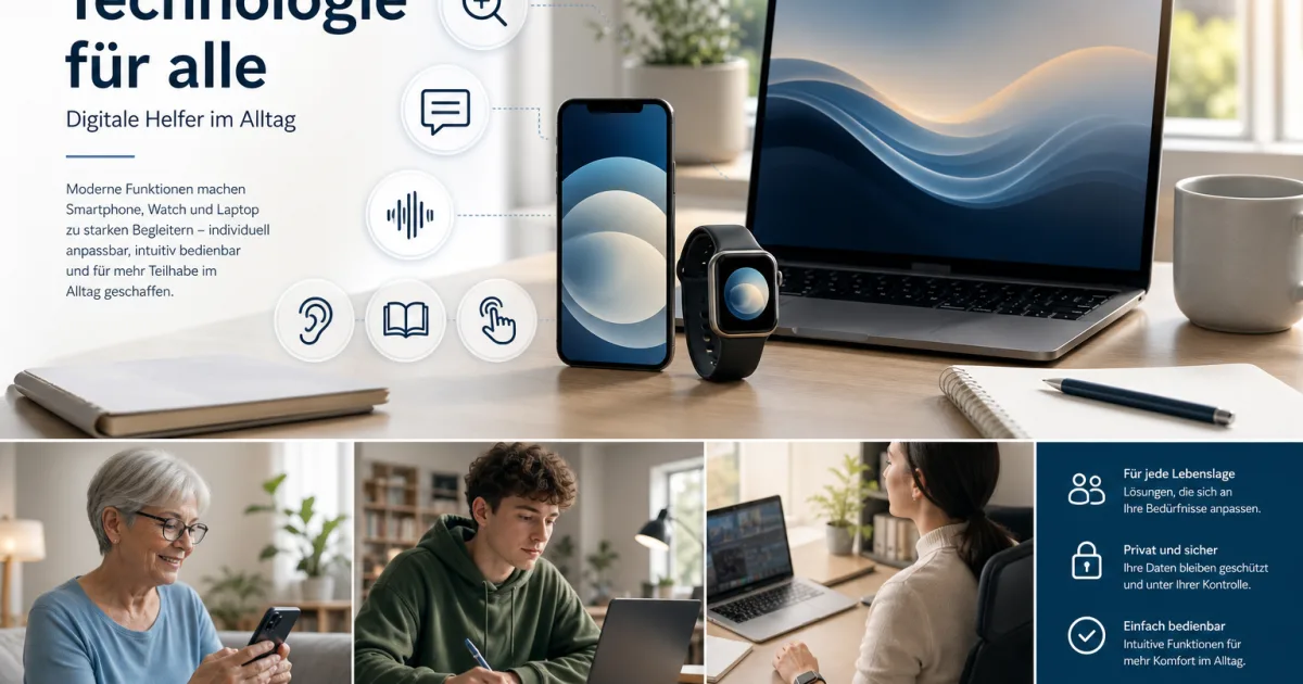 Was sich ändert, wenn Apple-Hilfen den Alltag entlasten