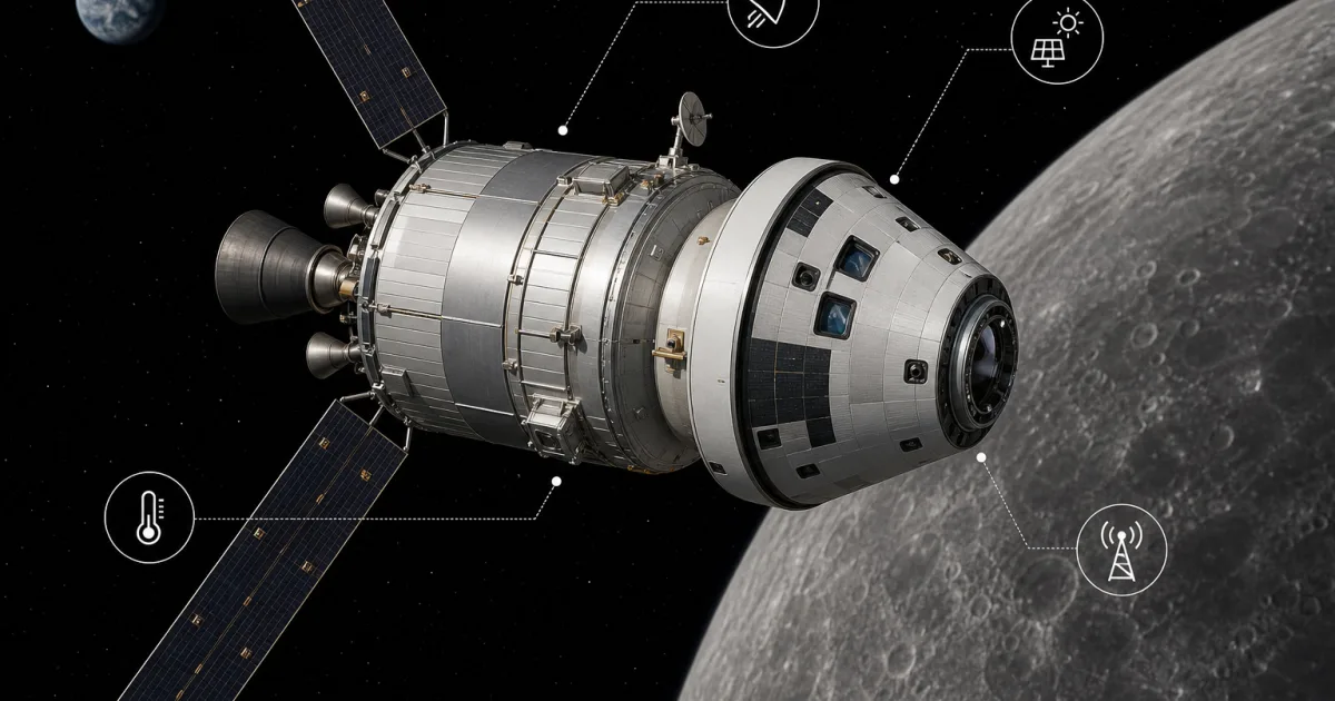 Artemis II: Europas Technik fliegt mit zum Mond