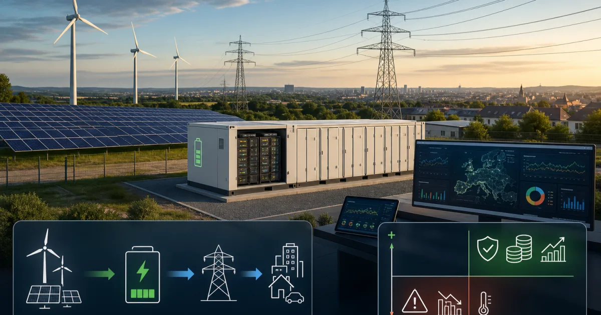 Batteriespeicher werden zum Prüfstein der Energiewende: Warum der nächste Ausbau nicht nur neue Wind- und Solaranlagen braucht