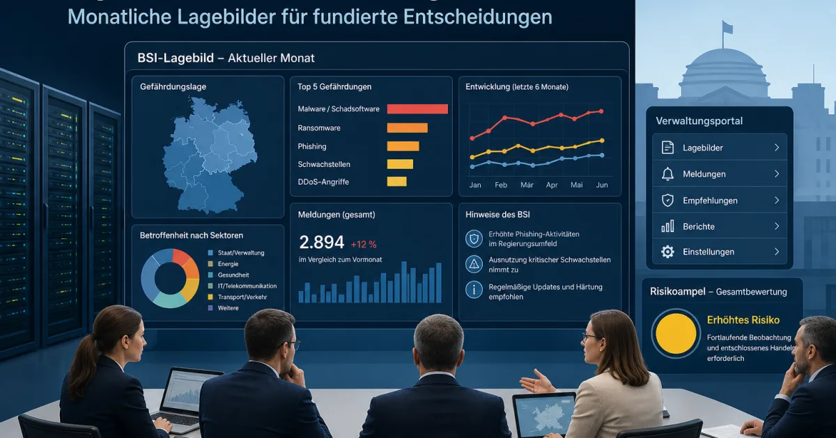 BSI-Lagebilder werden zur Pflichtlektüre: Warum Cyber-Risiken jetzt monatlich auf den Tisch gehören