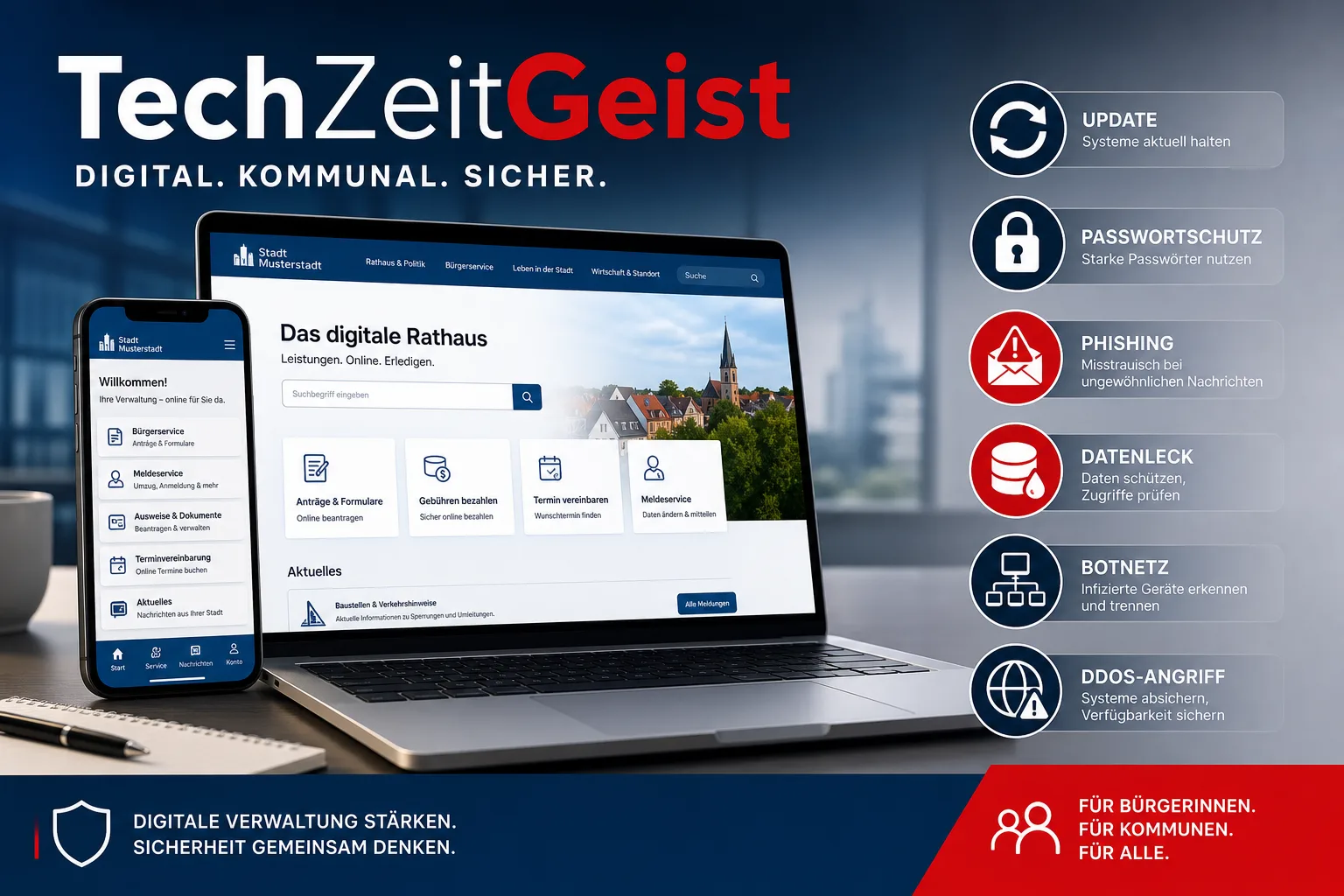 aktuelle Technikentwicklung: redaktionelle Visualisierung mit Datenflüssen, Risiken und Unternehmensprozessen