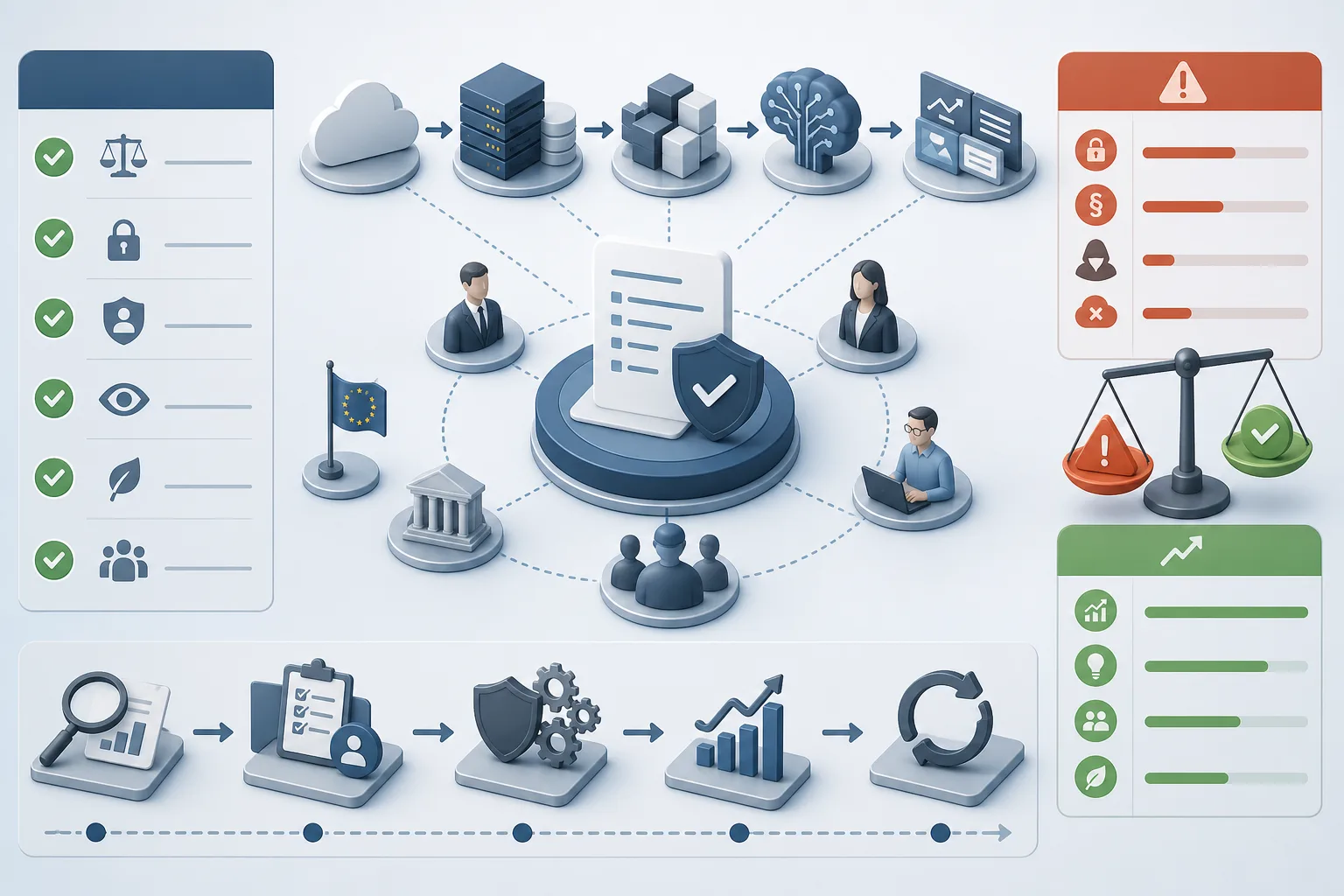 Cloud and AI Development Act: Cloud and AI Development Act: Praxis-Checkliste mit Risiken und nächsten Schritten.
