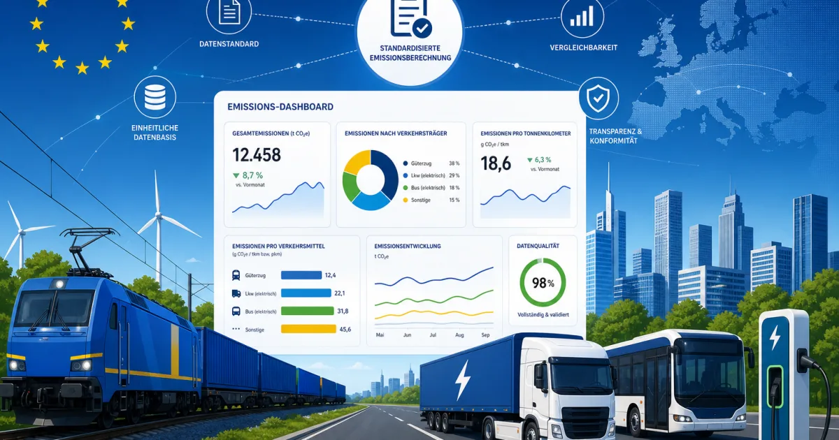 CountEmissionsEU ist in Kraft: Was der neue EU-Standard für Mobilitätsdaten verändert