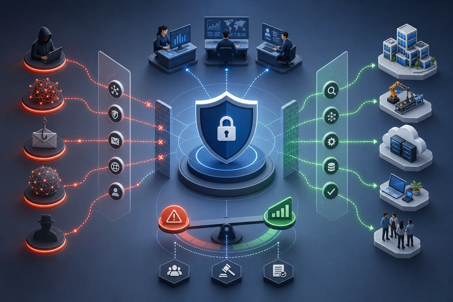 Cybersecurity 2026: Cybersecurity 2026: Überblick über Akteure und Zusammenhänge.