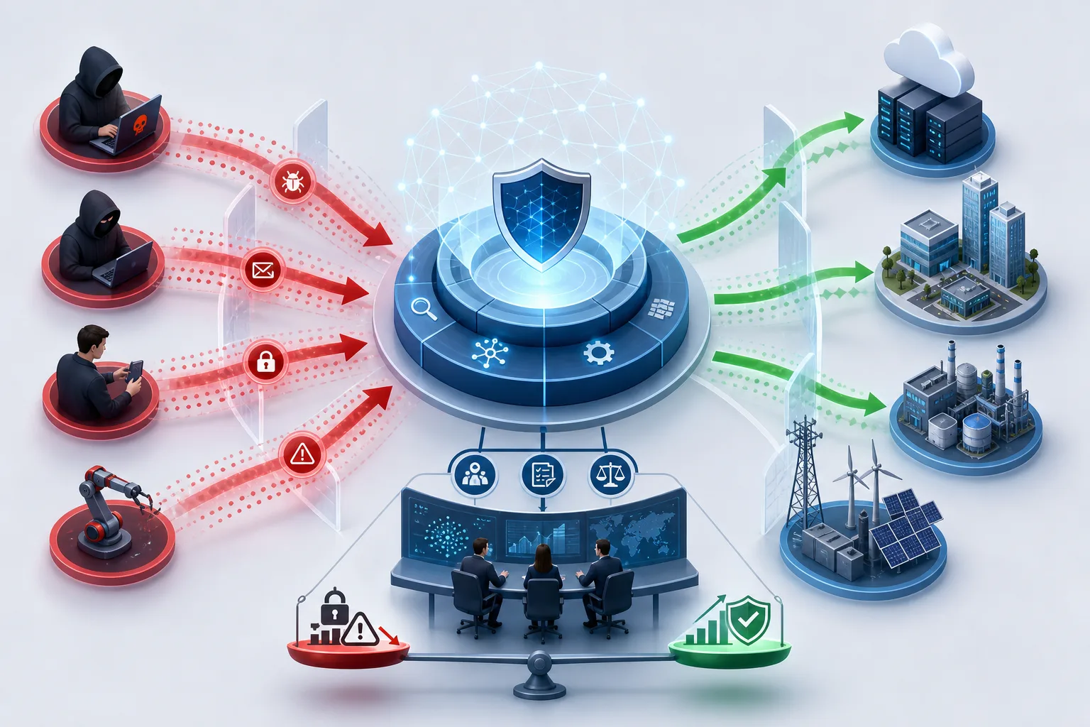 Cybersecurity 2026: Cybersecurity 2026: Überblick über Akteure und Zusammenhänge.